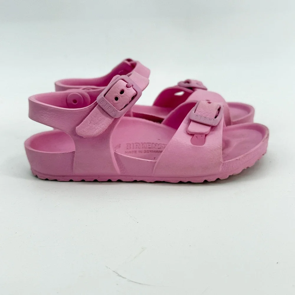 Birkenstock Rio EVA Sandals Kids Size 26 Pink Waterproof Lightweight Strappy